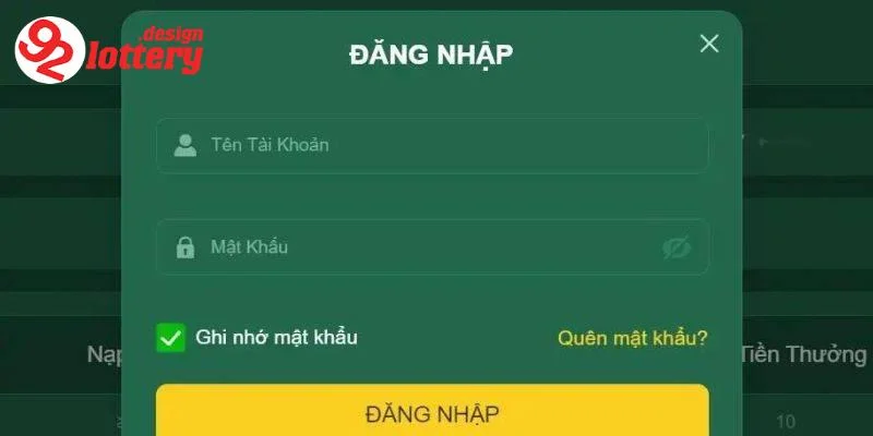 Cách Đăng Nhập 92LOTTERY Nhanh Chóng - Trải Nghiệm Mượt Mà 6 Các vấn đề thường gặp khi đăng nhập và cách khắc phục