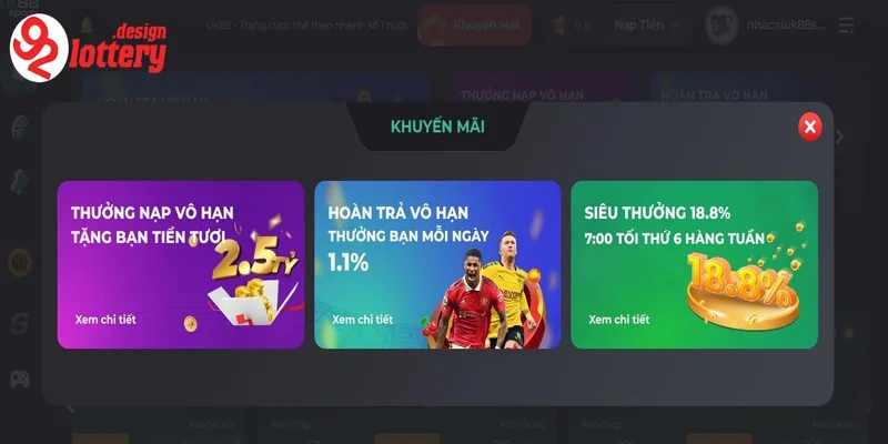 Khuyến Mãi 92LOTTERY - Cập Nhật Ưu Đãi Hấp Dẫn Nhất 6 Các chương trình khuyến mãi 92LOTTERY nổi bật